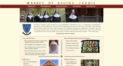 Desktop Screenshot of abbeyofreginalaudis.org